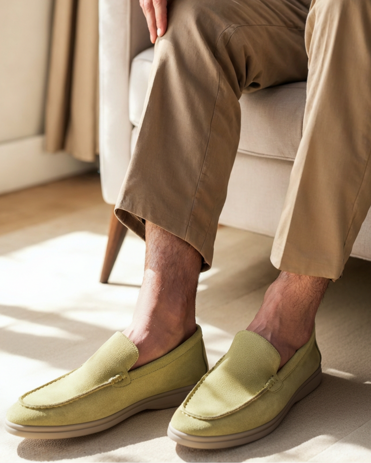 Men's Suede Loafers | Slip-On Dress Casual Shoes