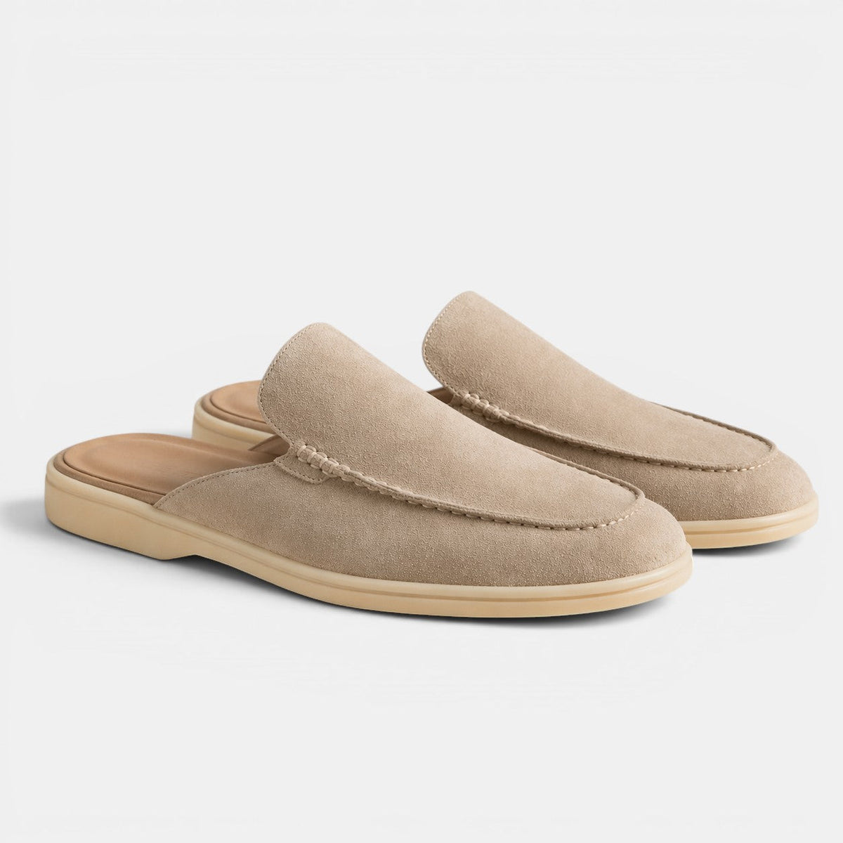 Men's Slip-On Suede Mules | Casual Summer Footwear