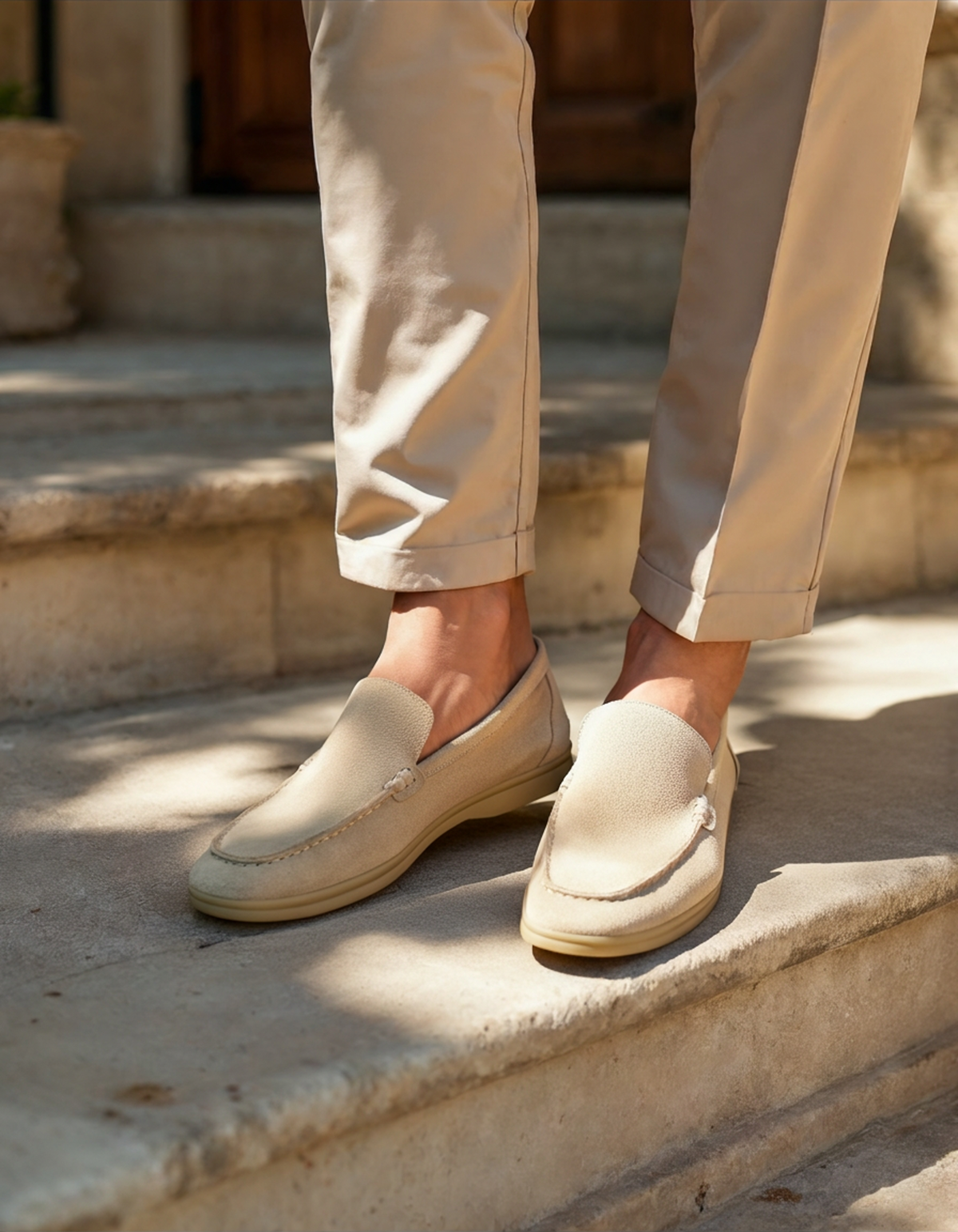 Men's Suede Loafers | Slip-On Dress Casual Shoes