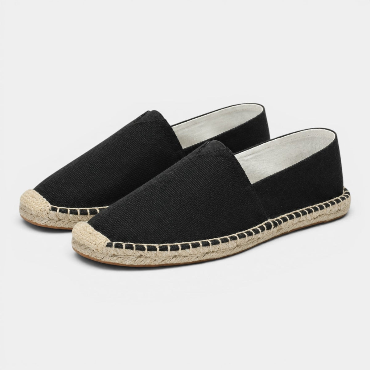 Men's Linen Espadrille Loafers | Lightweight Slip-On Casual Summer Shoes
