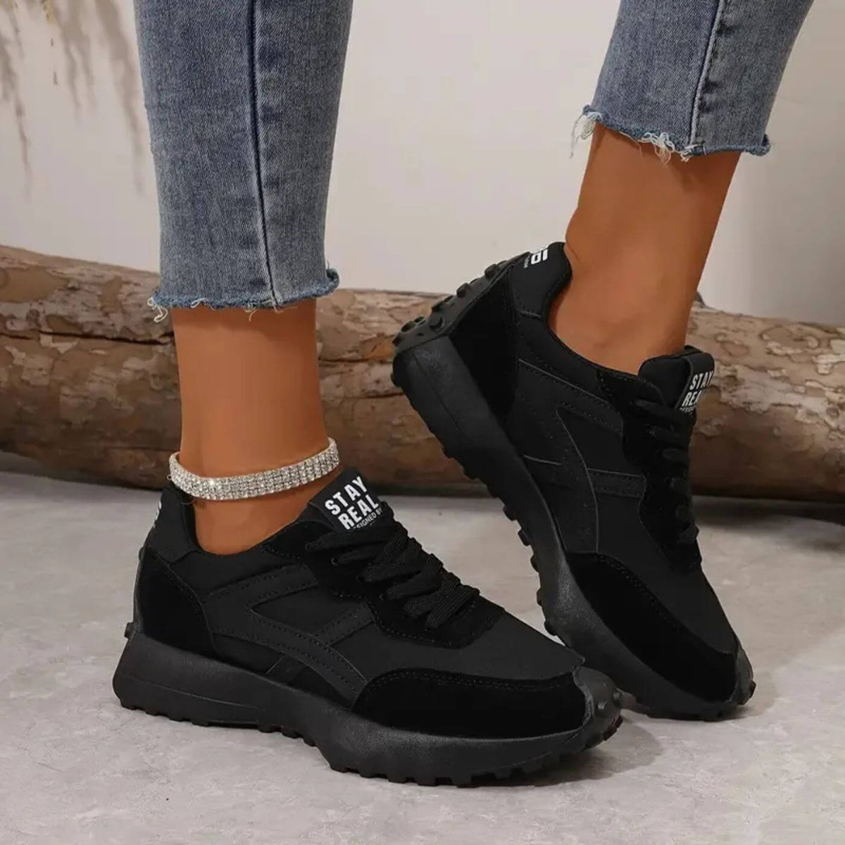 Women's Cushioned Slip-Resistant Sneakers | Everyday Walking Shoes